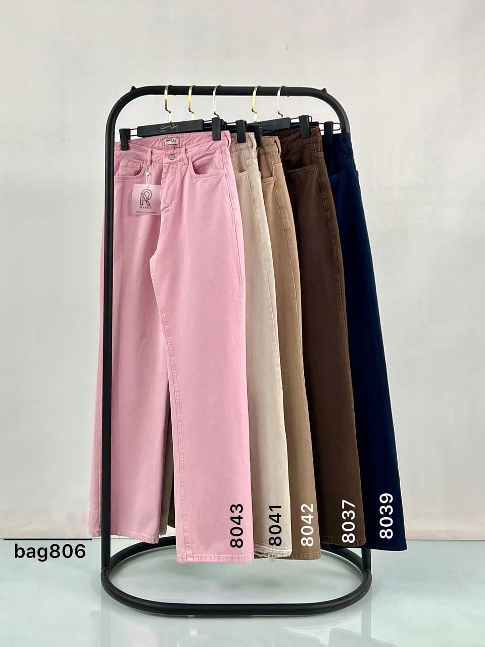 نیم بگ کتان رنگی