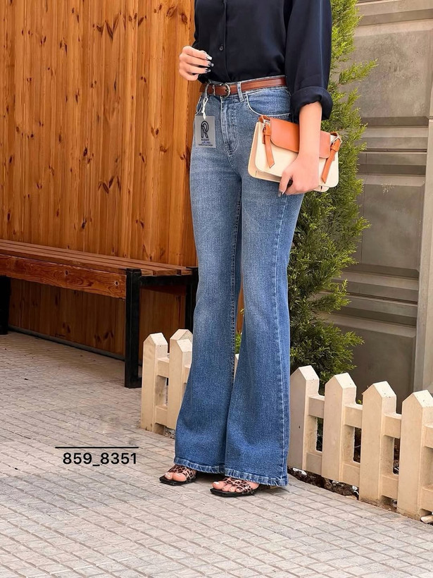 شلوار بوتکات ابی روشن